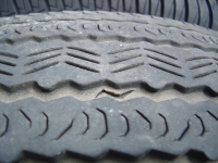  old tread begining to delaminate
